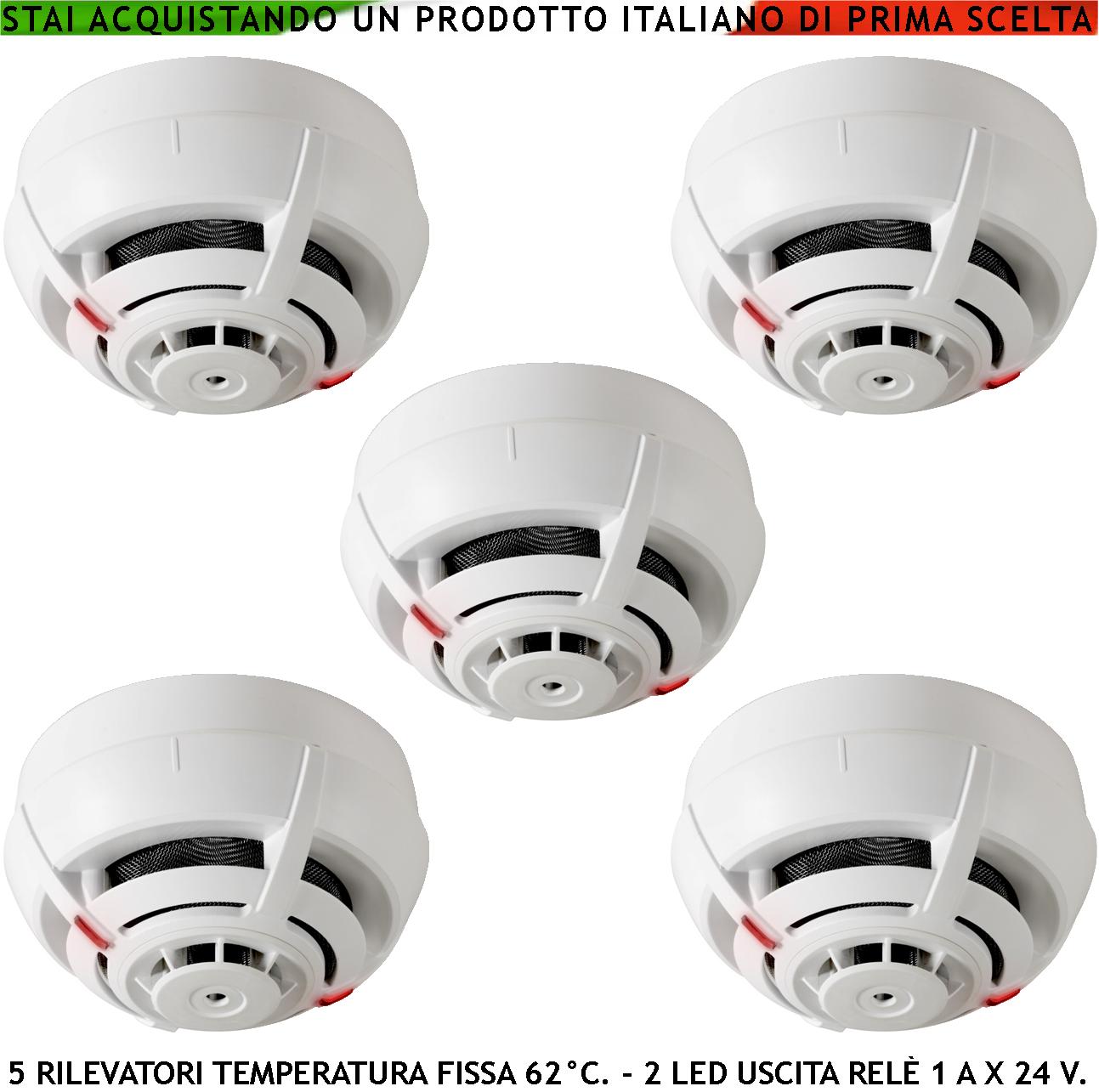 RILEVATORI DI FUMO CONVENZIONALI 5 SENSORI SISTEMA TYNDALL LOOP USCITA OC 14 MA SEGNALAZIONE REMOTA LED ALLARME INCENDIO RILEVATORI DI FUMO CONVENZIONALI 5 SENSORI SISTEMA TYNDALL LOOP USCITA OC 14 MA SEGNALAZIONE REMOTA LED ALLARME INCENDIO
